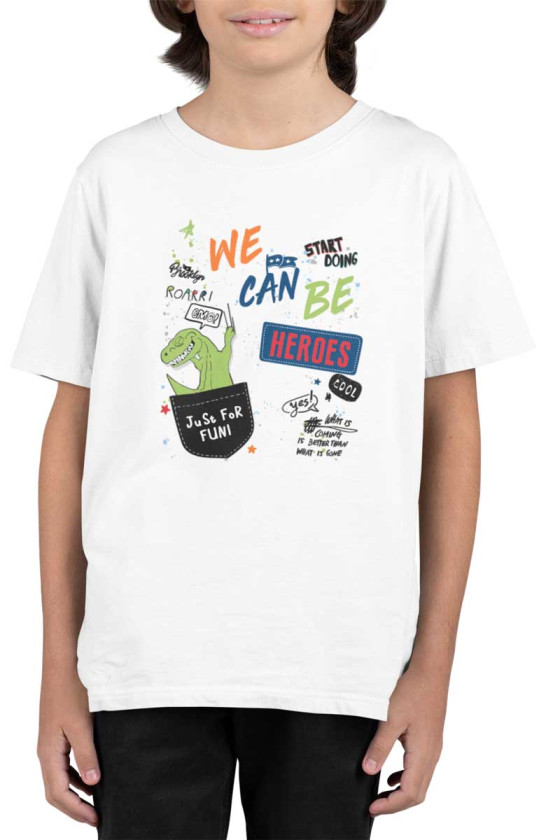 DINO HEROES COTTON T-SHIRT